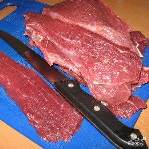 Мясо по-французски в мультиварке - фото шаг 1
