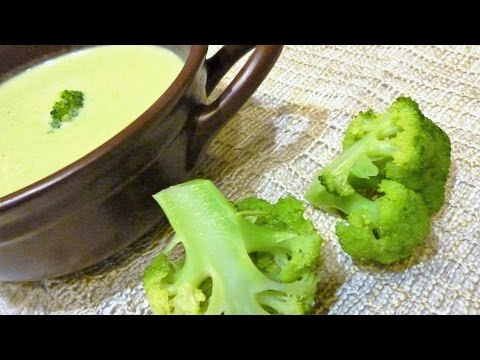 Видео рецепт Суп-пюре из брокколи