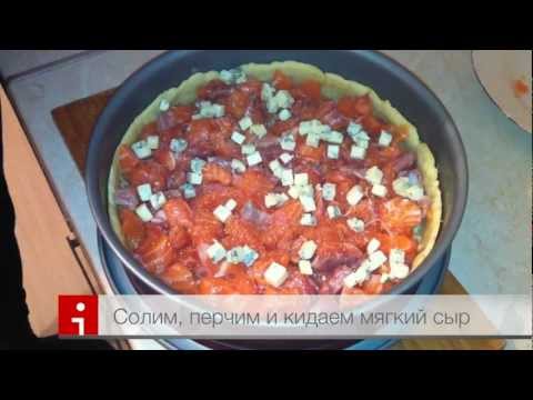 Видео рецепт Пирог с семгой